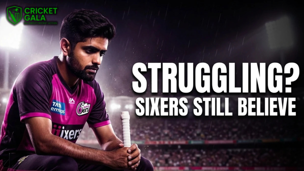 Babar Azam’s BBL Struggles and the Quiet Confidence of the Sydney Sixers